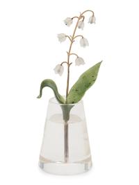 An Important Cartier Carved Rock Crystal, Aventurine and Moonstone Lily of the Valley Flower Study