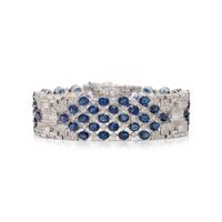 SAPPHIRE AND DIAMOND BRACELET