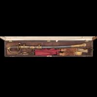 Cased Schuyler, Hartley & Graham Retailed Walscheid 1850 Foot Officer's Sword Inscribed to Major William Walker 27th Mass. Infantry - KIA at Cold Harbor with Sash, Belt, Bag and CDV