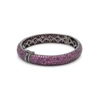 COLORED SAPPHIRE BANGLE BRACELET