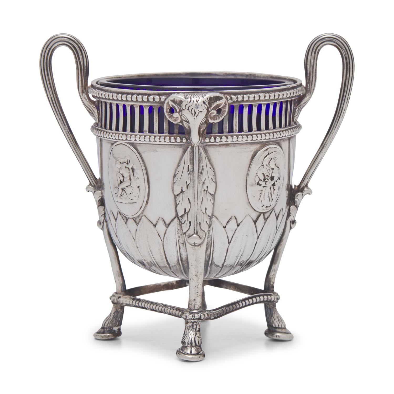 A George III Pierced Silver Sugar Urn