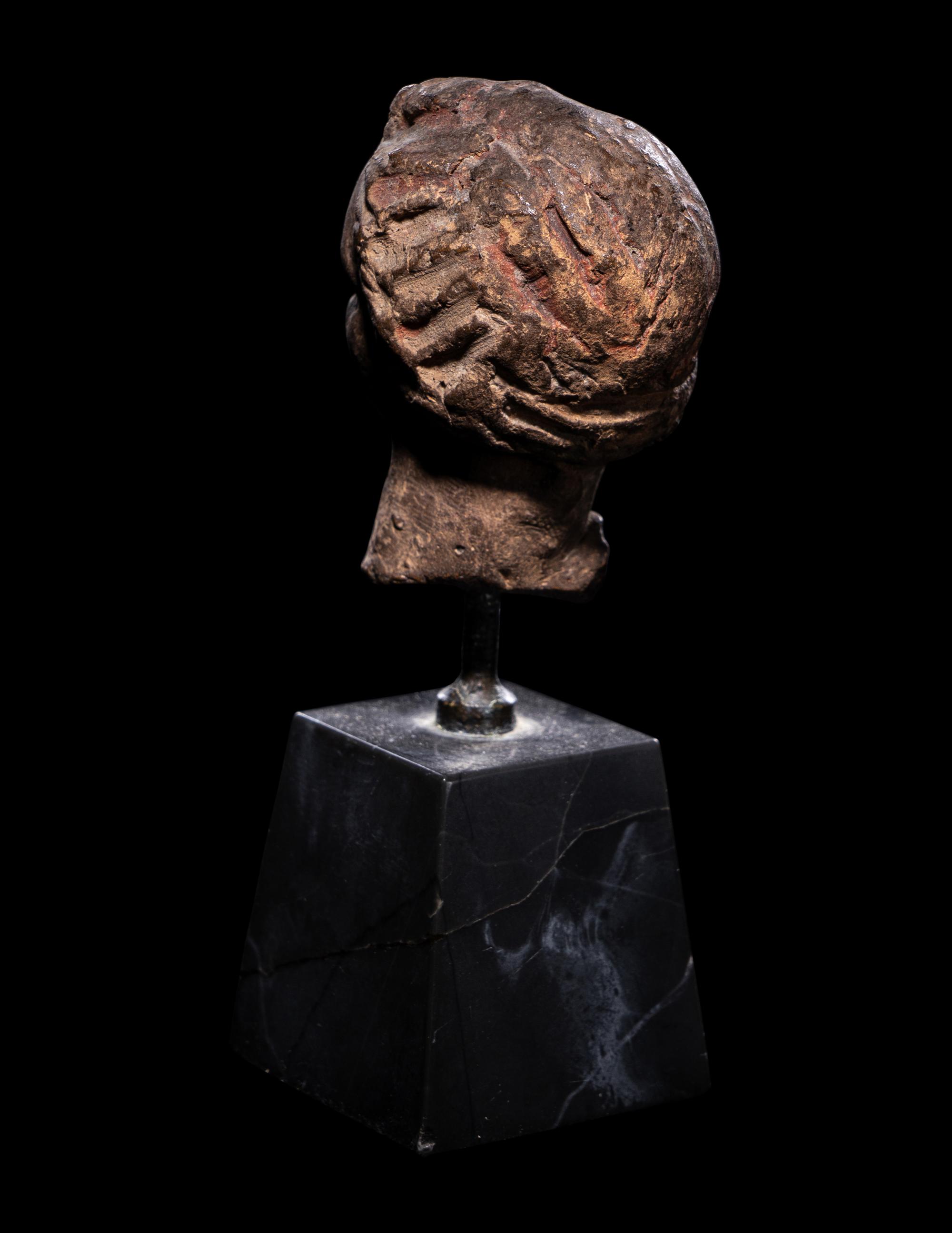 A Greek Terracotta Head