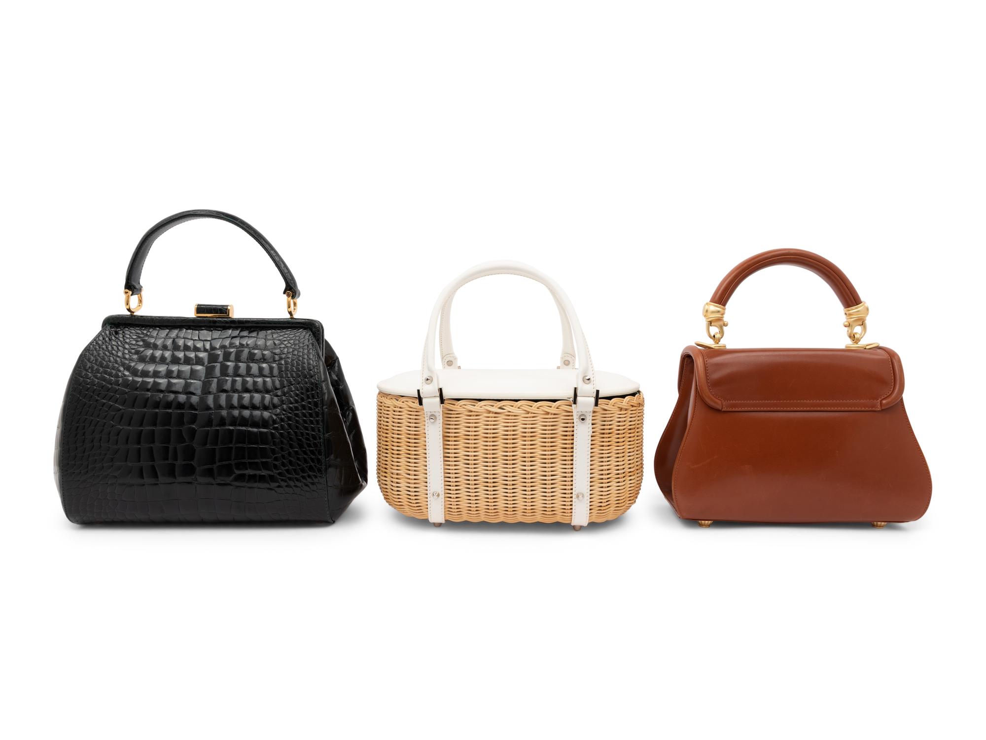 Three Designer Bags, 1980-2000s