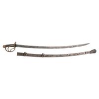 Very Rare Double Memphis Novelty Works Marked Enlisted Cavalry Saber