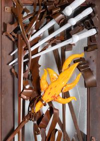 Important Entrance Doors, 2004 glass elements executed by Martin Blank