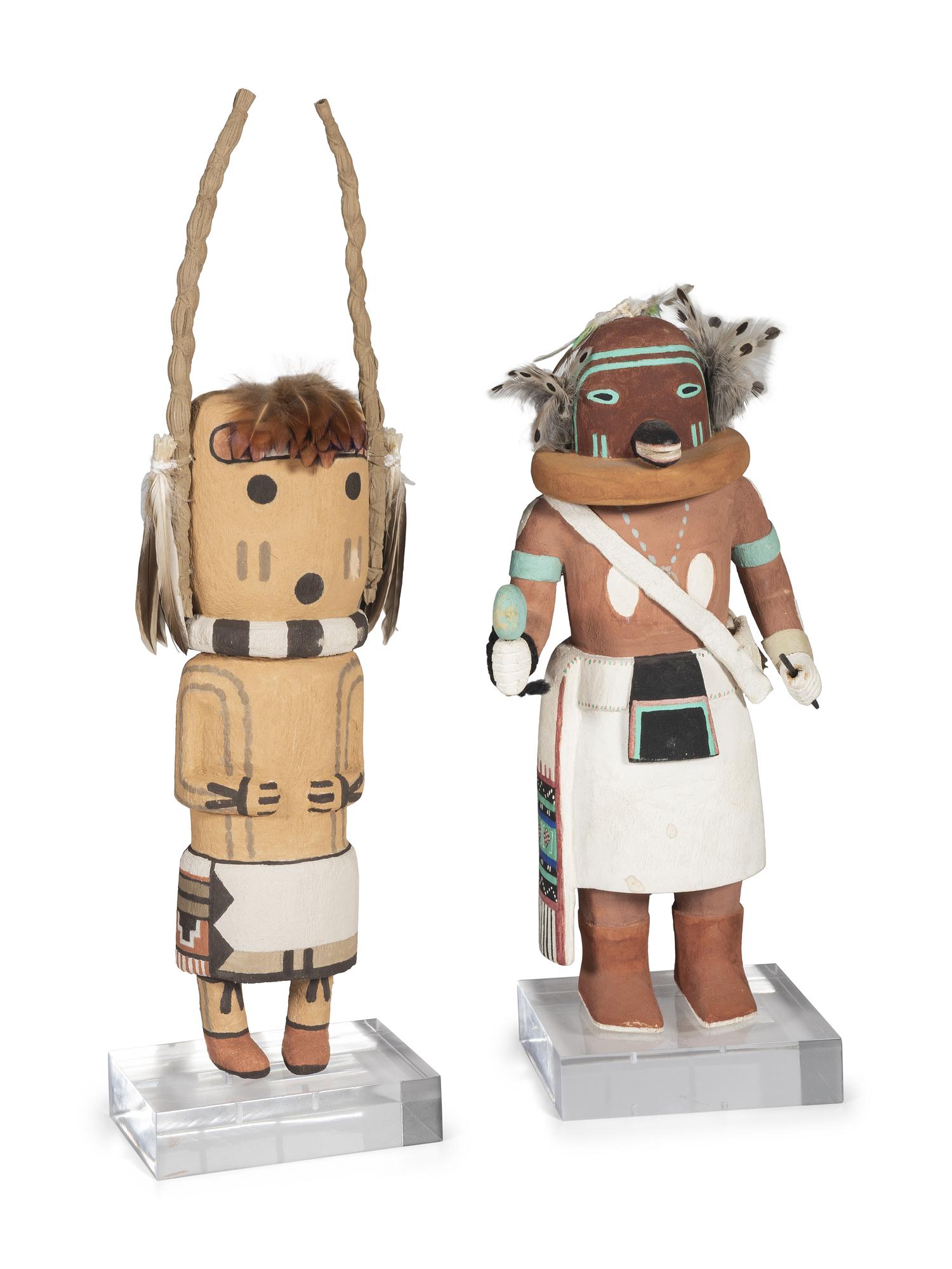 Collection of Hopi Katsina Dolls