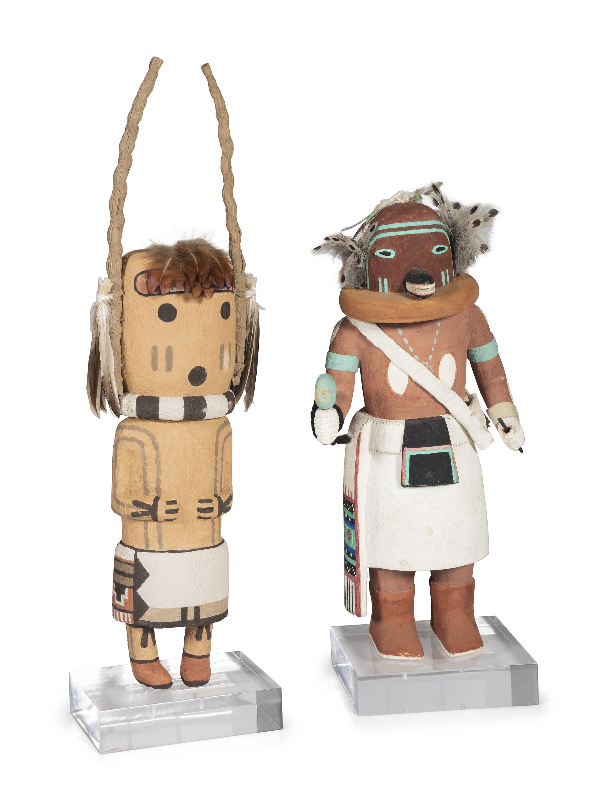 Collection of Hopi Katsina Dolls