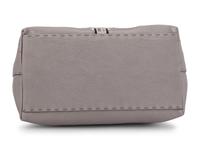 Fendi Silver Embossed Leather Bag Formerly Owned By Elizabeth Taylor