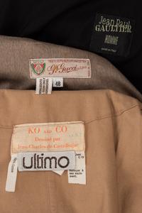 Three Men's Designer Trench Coats,