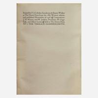 [Private Press] [Doves Press, The] Goethe, Johann Wolfgang von Faust eine tragoedie von Goethe