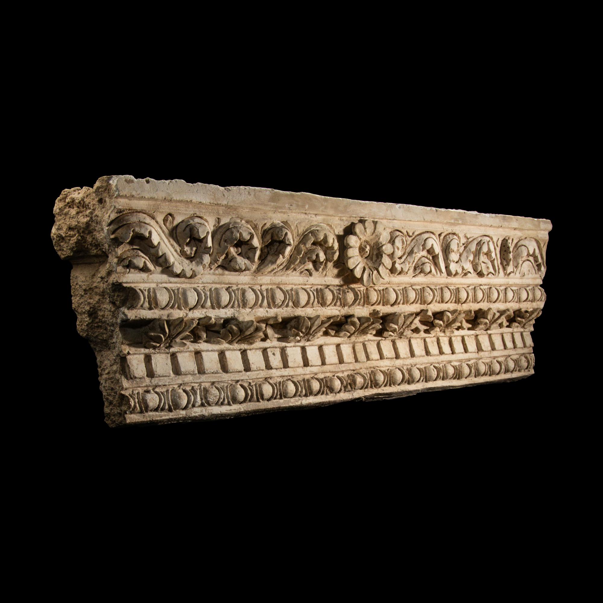 A Palmyrene Stucco Architectural Relief