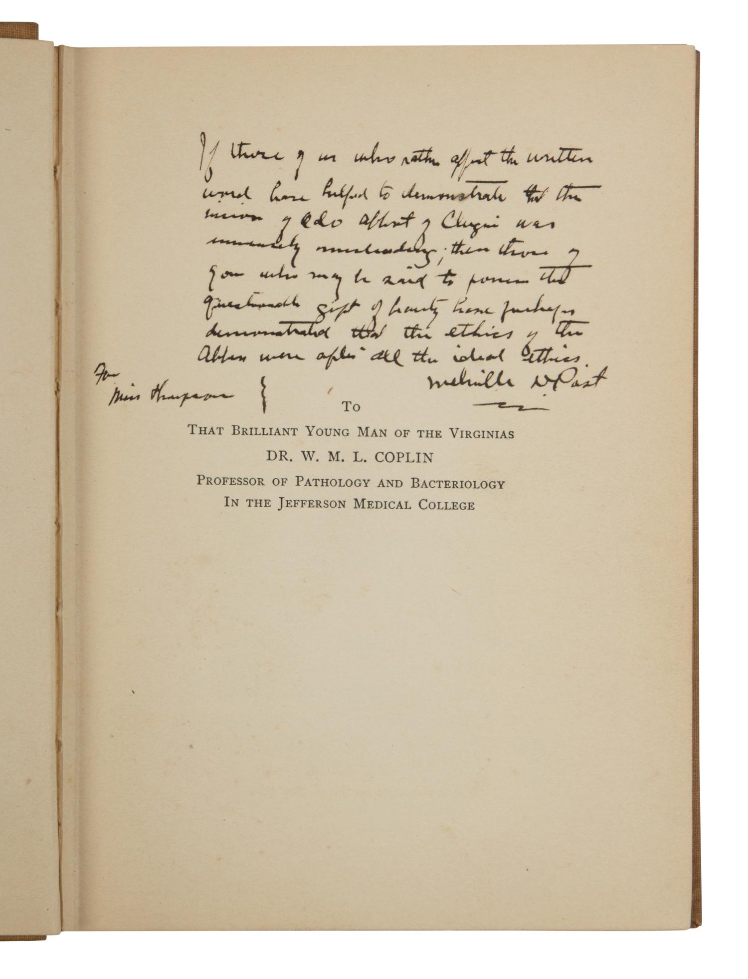 POST, Melville Davisson (1869-1930). The Man of Last Resort . New York and London: G.P. Putnam's Sons, 1897.