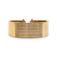 BICOLOR GOLD CUFF BRACELET