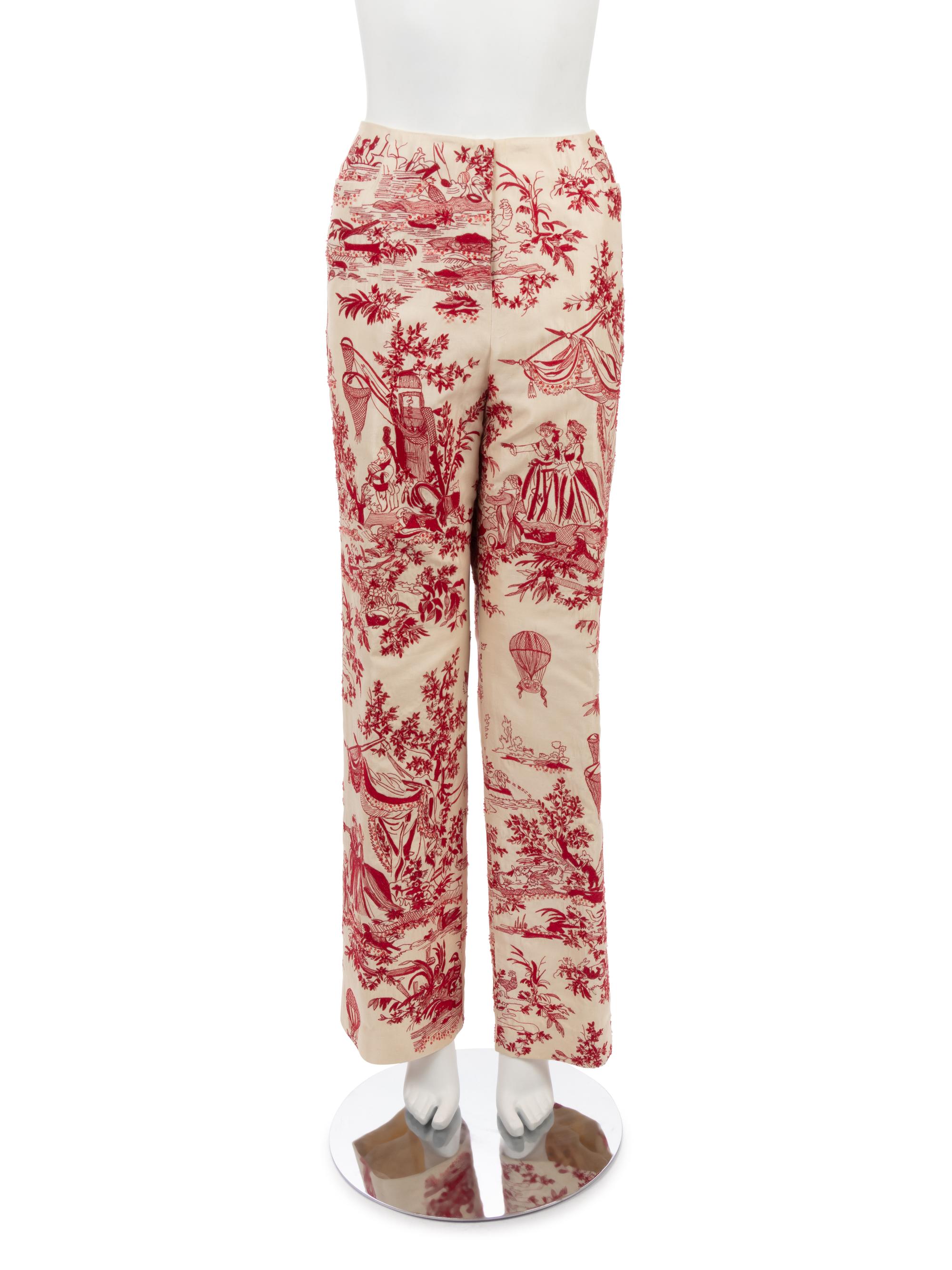 Oscar de la Renta Three-Piece Pant Ensemble