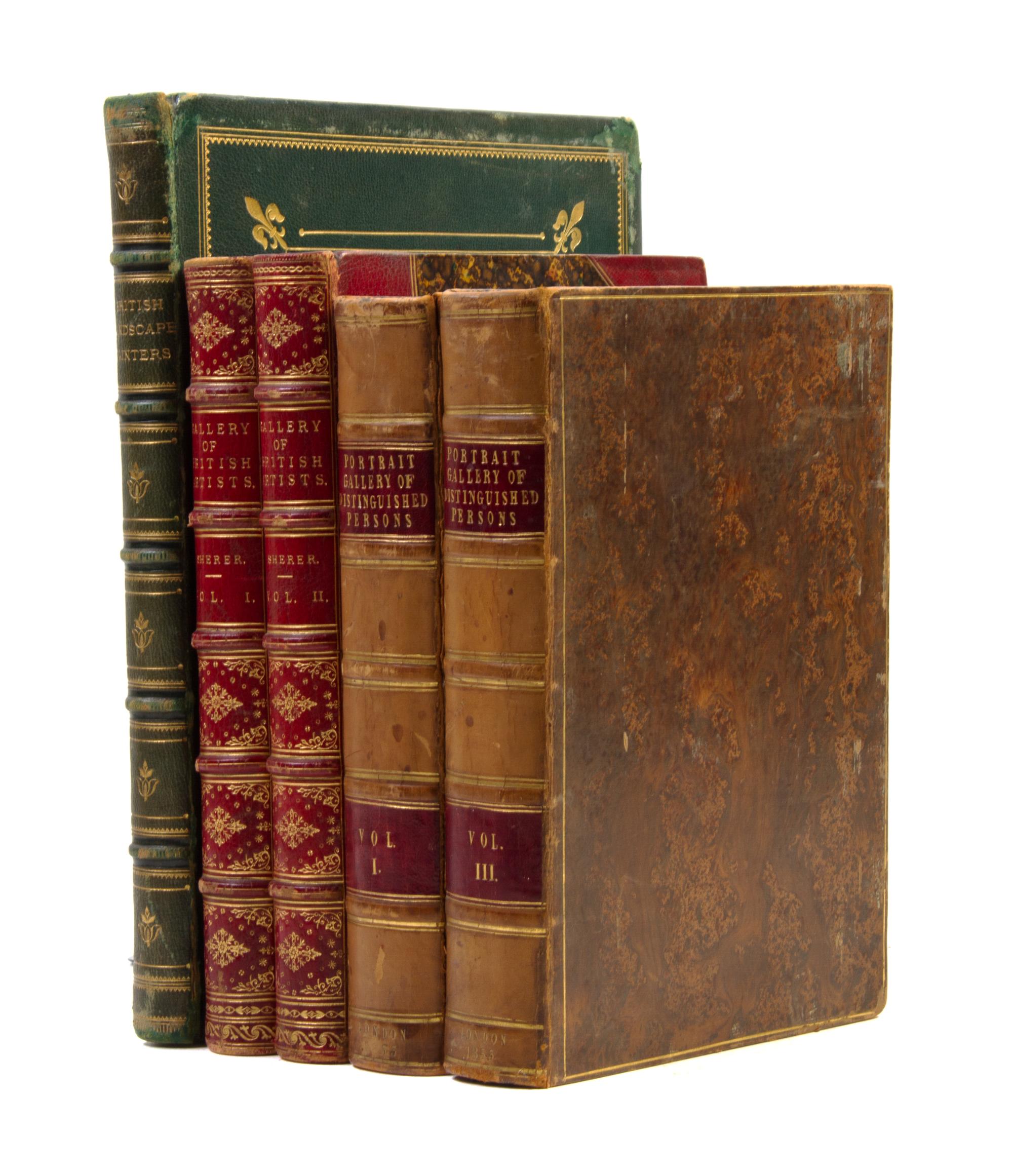 SCOTT, WILLIAM B. Our British Landscape Painters. London, n.d. With 4 other. (5 vols. total).