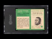 A 1966 Philadelphia Gale Sayers Rookie Football Card No. 38 (SGC 4 VG/EX)