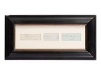 [CIVIL WAR - SPANISH AMERICAN WAR]. 9 autographs of Naval officers and generals, incl. ANDERSON.