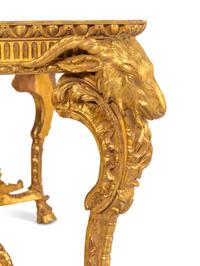 An English Neoclassical Giltwood Table Base
