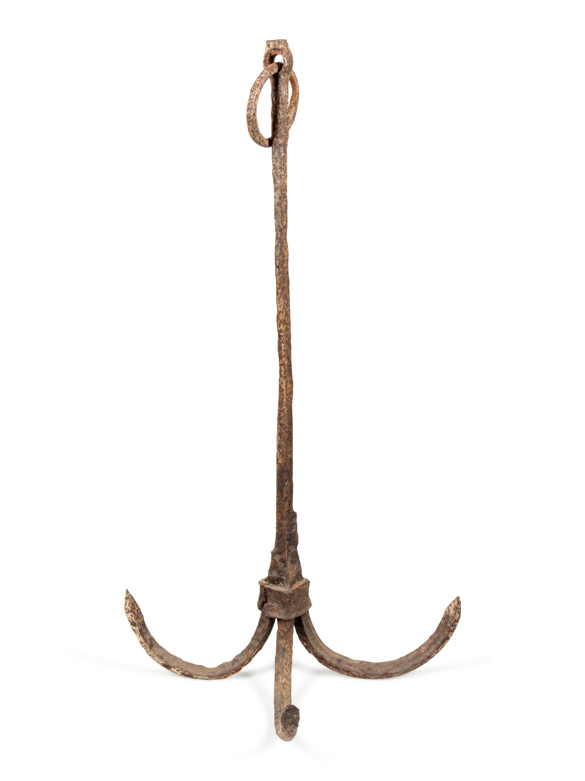 An Iron Boat Anchor