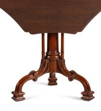 A George III Style Mahogany Tilt-Top Tea Table