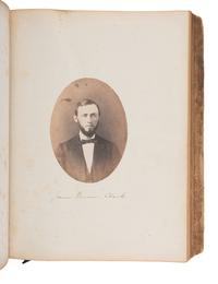 [EARLY PHOTOGRAPHY]. Two illustrated albums, incl. Yale and University of Michigan.