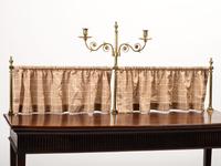 A Mahogany George III-Style Sideboard with Brass Gallery Rail