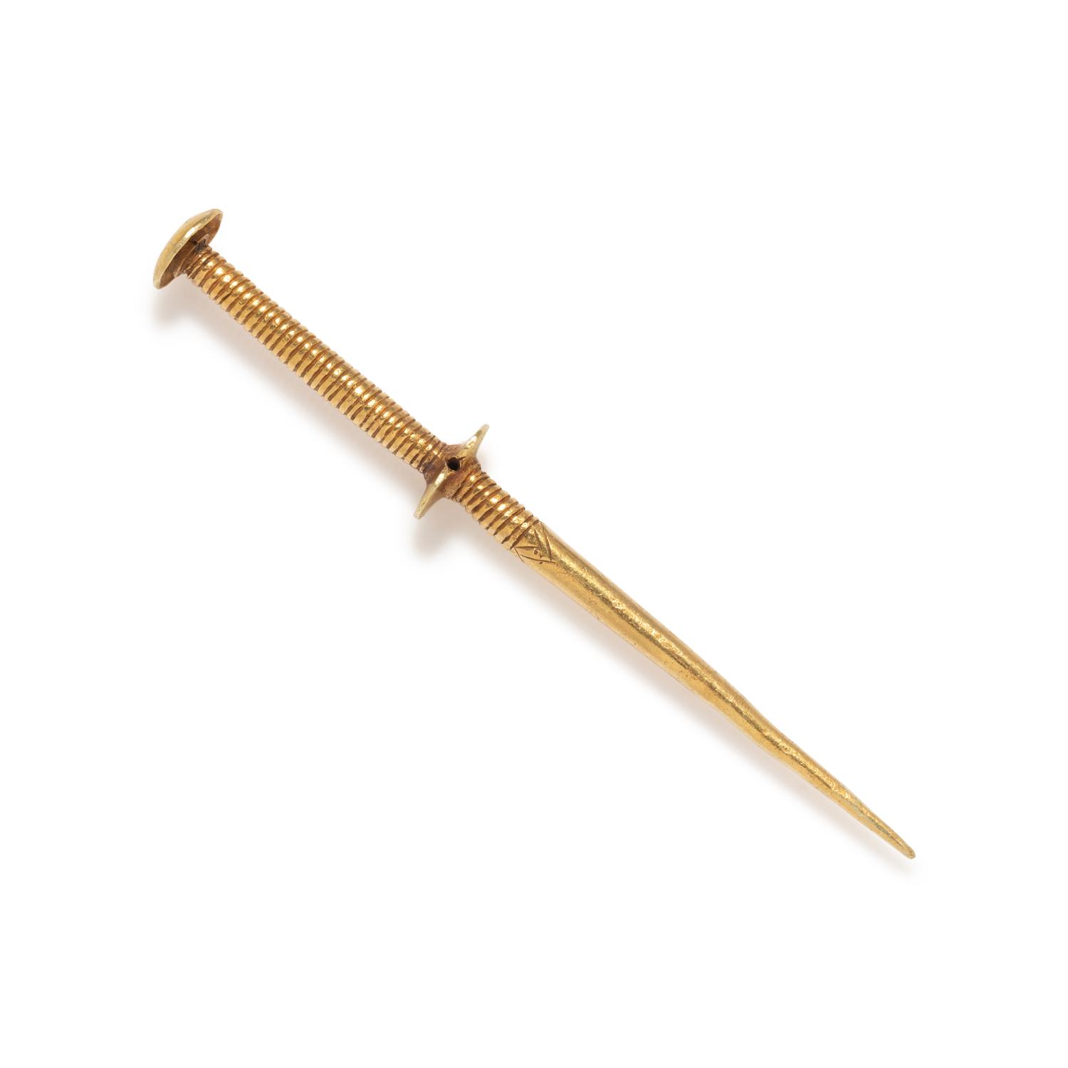 A Hellenistic Gold Hairpin