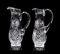 A Pair of Waterford Cut Glass Pitchers