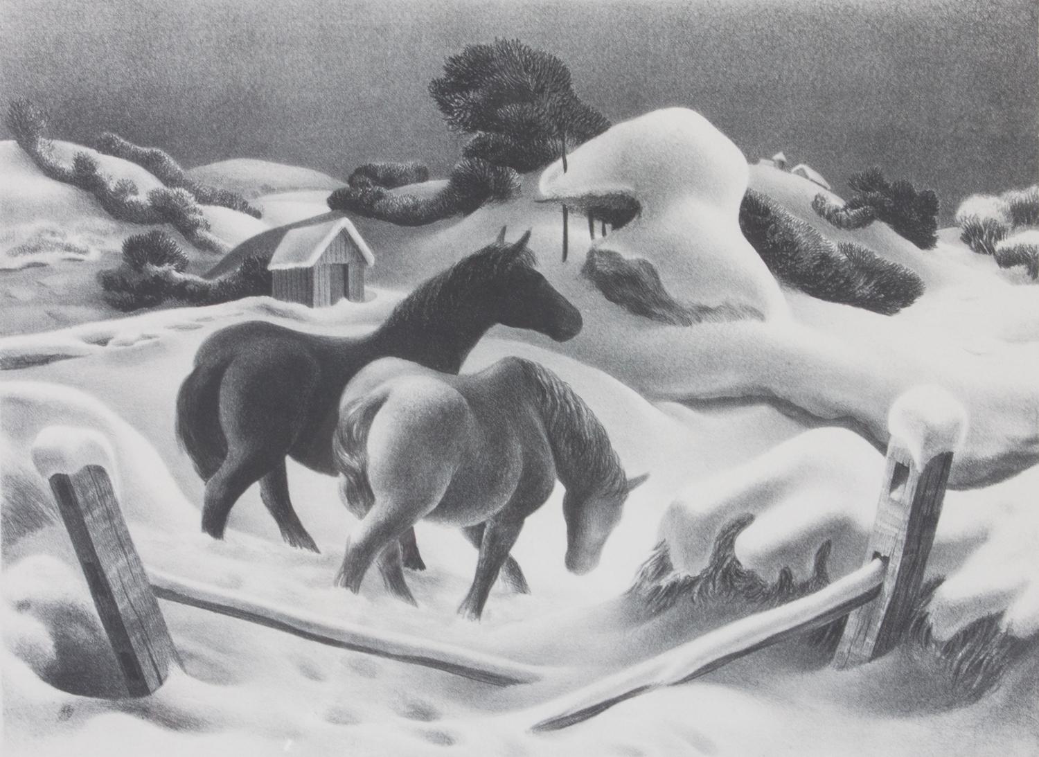 John De Martelly, (American, 1903-1979), White Pastures