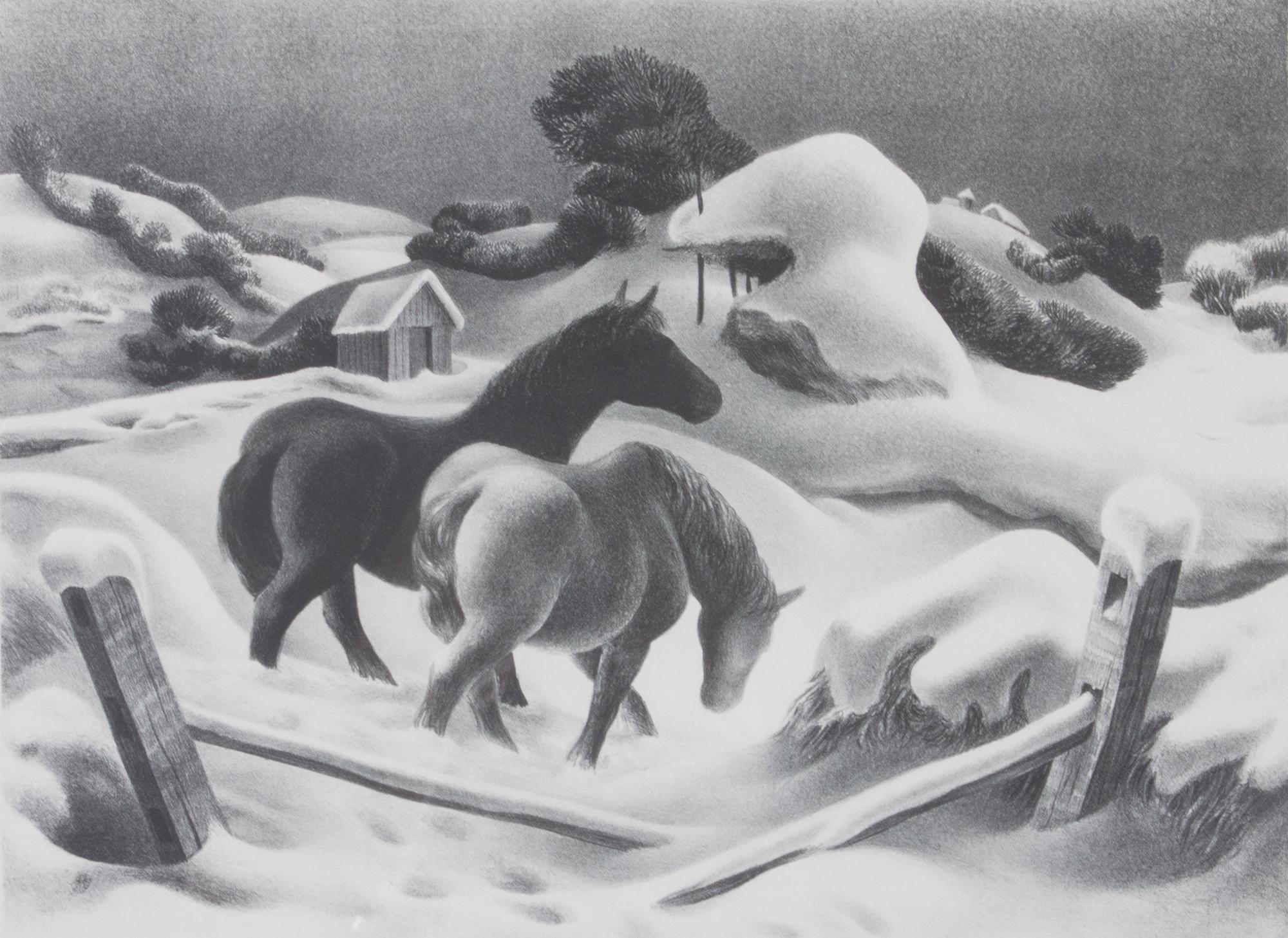 John De Martelly, (American, 1903-1979), White Pastures