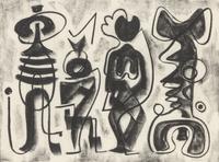Emil Bisttram, (American, 1895-1976), Untitled