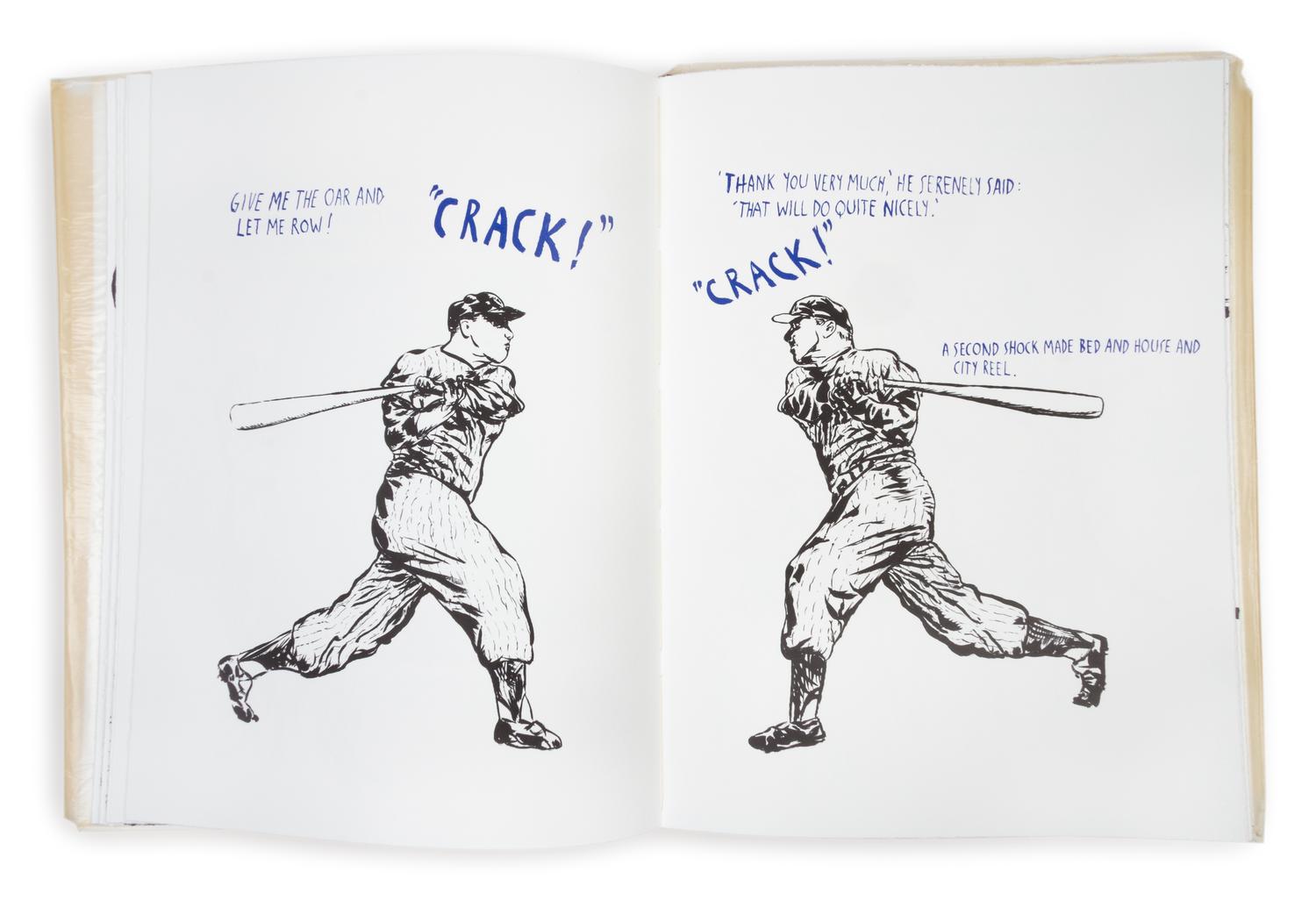 Raymond Pettibon, (American, b. 1957), Plots on Loan, 2001 (complete illustrated book with 72 lithographs bound as issued)