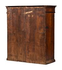 A Continental Carved and Paint Decorated Wardrobe