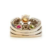 BULGARI, DIAMOND AND MULTI-GEM 'ALLEGRA' RING