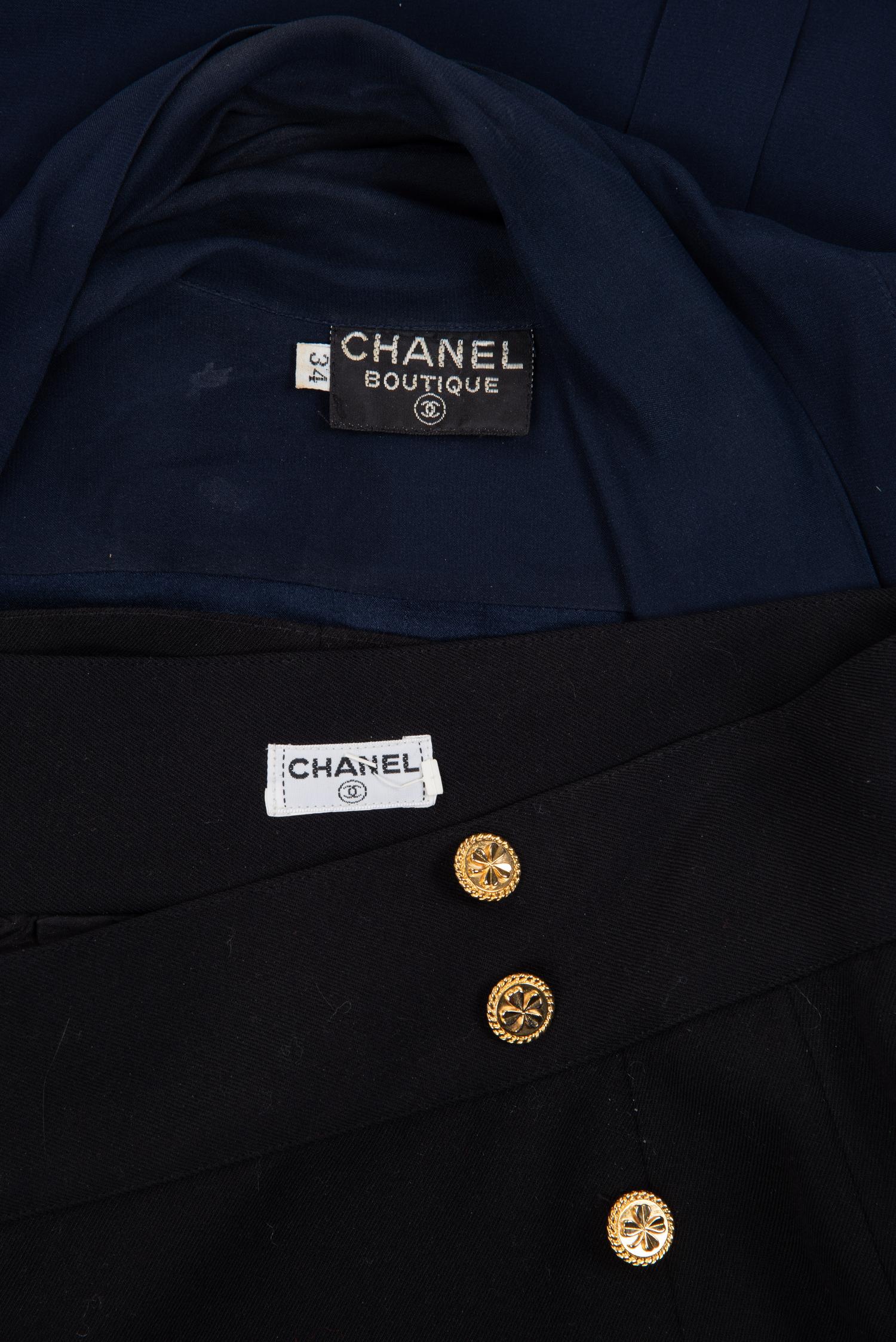 Two Chanel Pieces: One Top and One Skirt