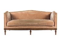 A Custom Louis XVI Style Velvet-Upholstered Sofa