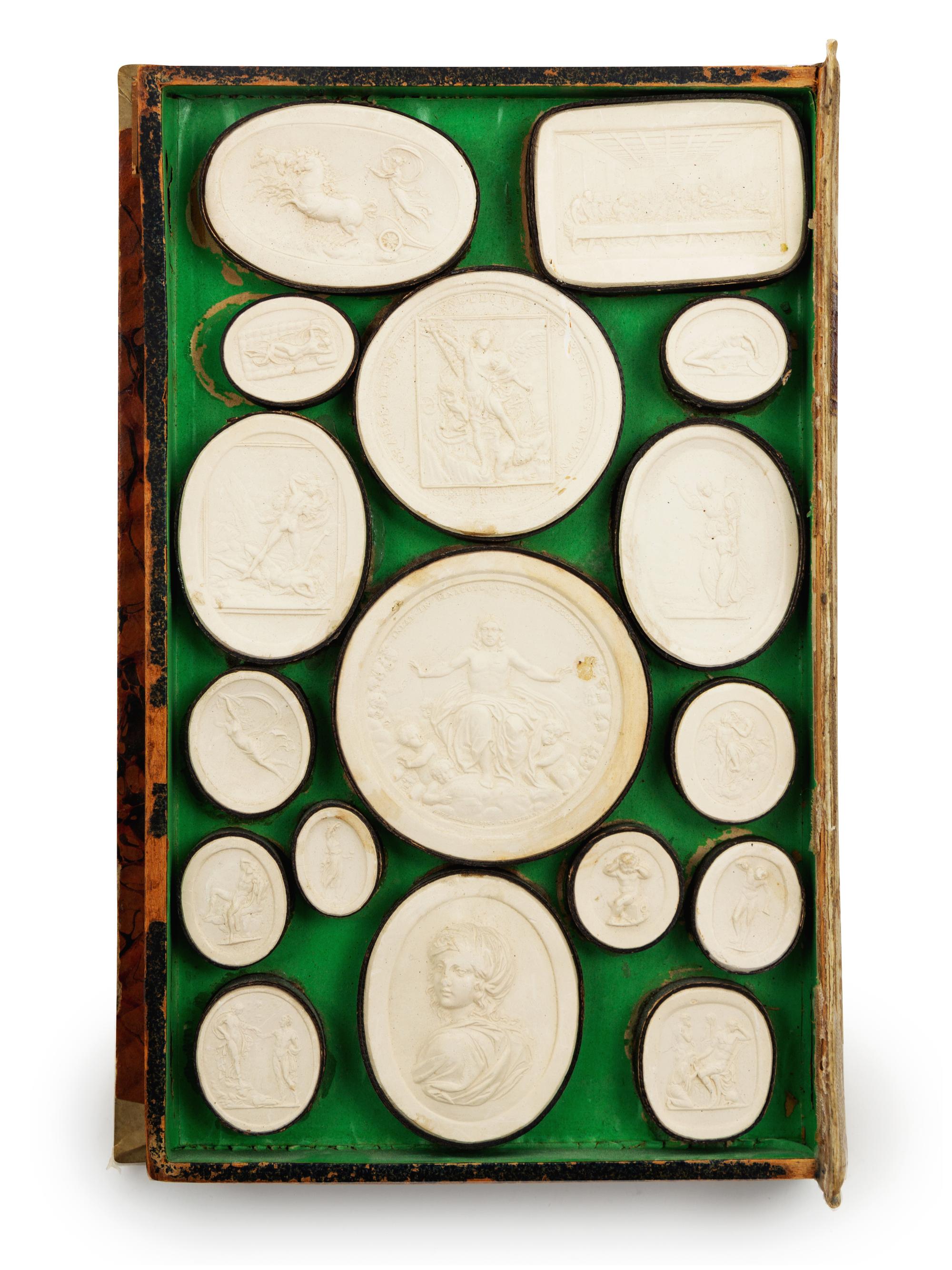A Collection of 31 Plaster Intaglios