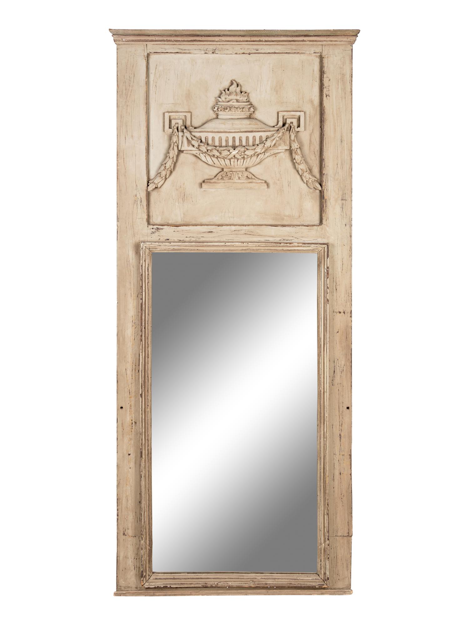 An Italian Painted Painted Pier Mirror