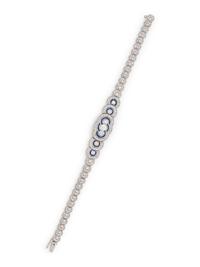 DIAMOND AND SAPPHIRE BRACELET
