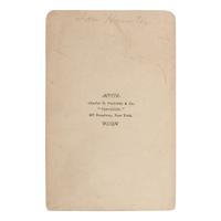 [Texas] (Houston, Sam). Carte de Visite