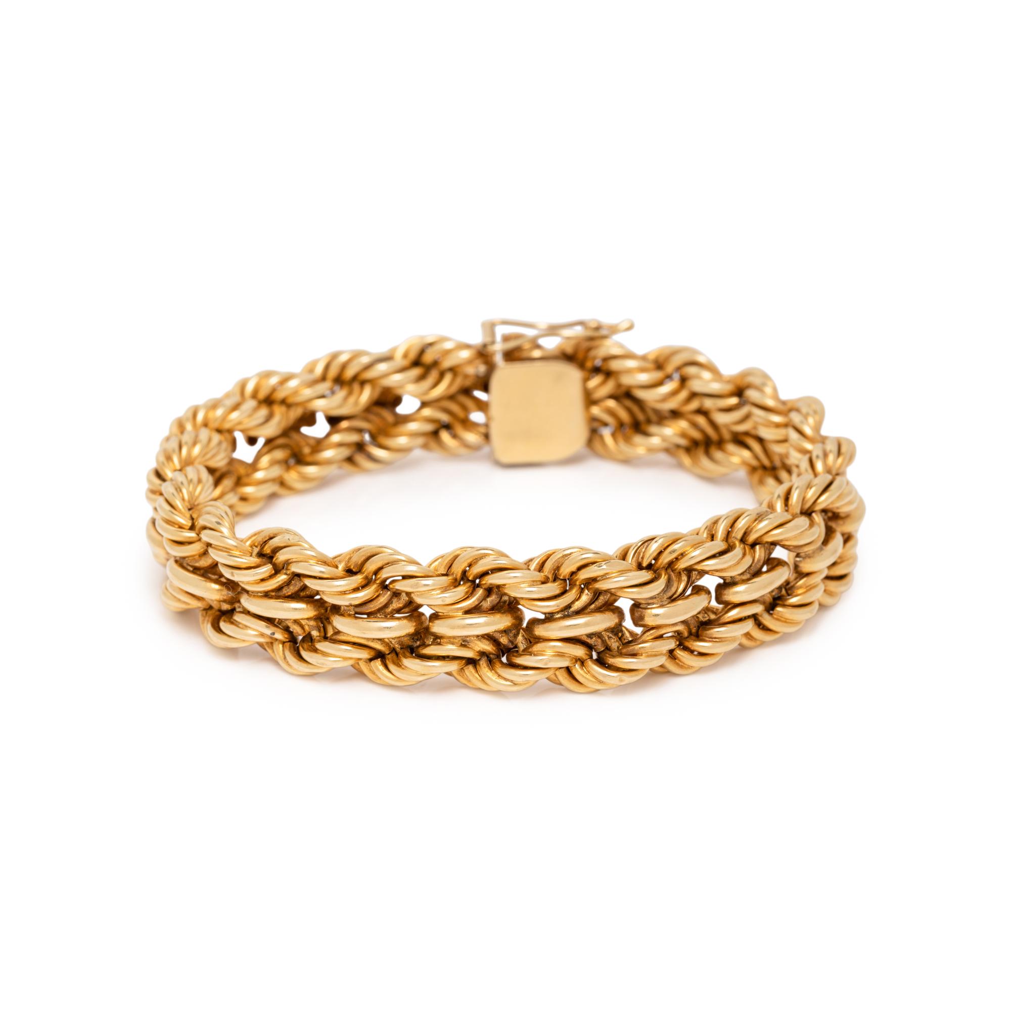 YELLOW GOLD BRACELET