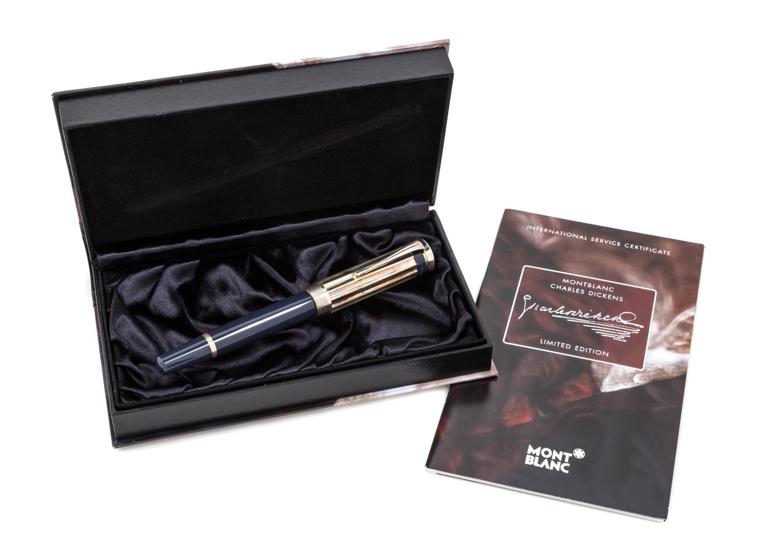 A Montblanc Meisterstuck Charles Dickens Limited Edition Fountain Pen