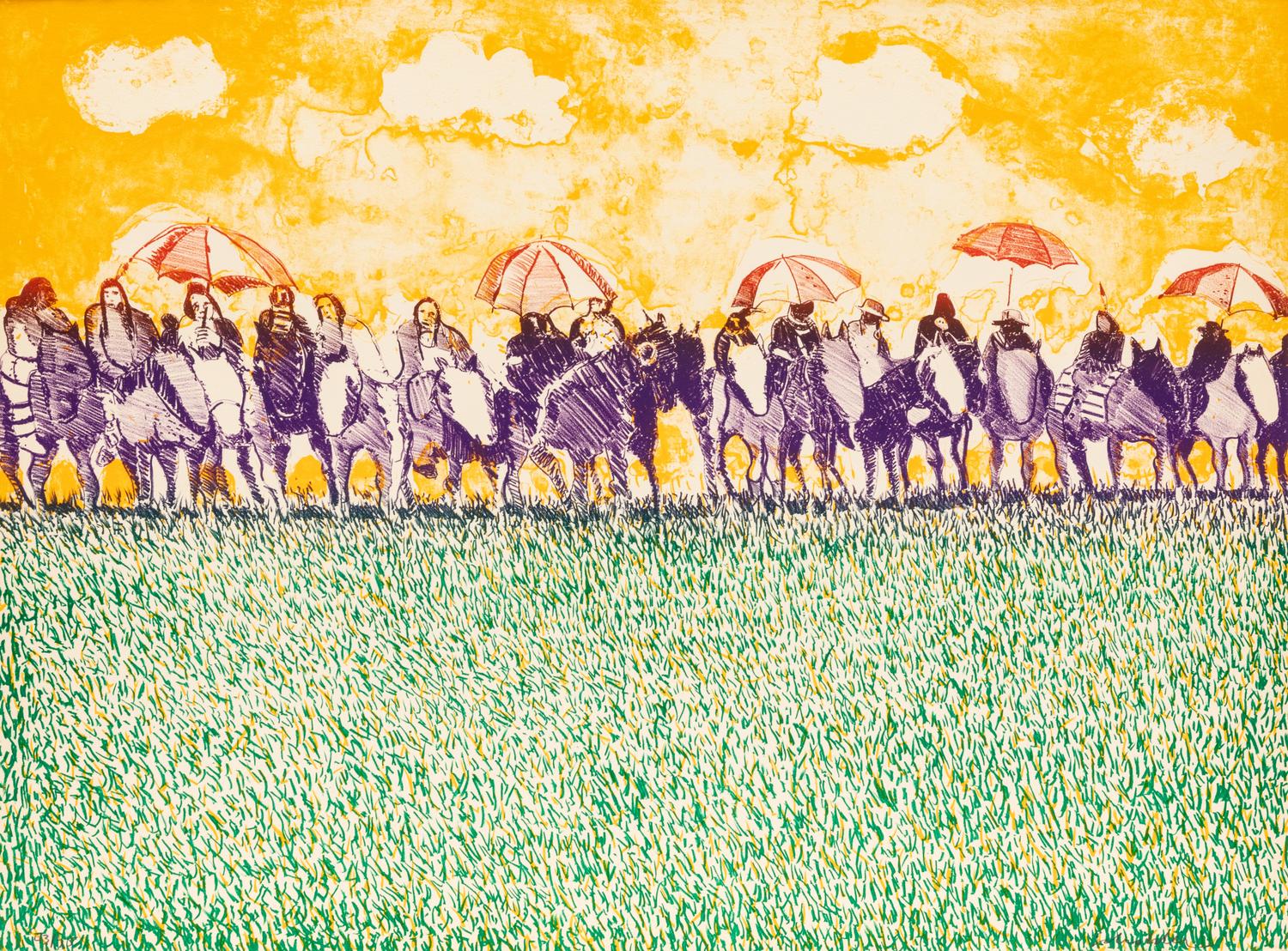 Indians Forever , Complete Portfolio of Eight Lithographs: