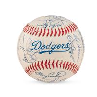 A 1991 Los Angeles Dodgers Team Signed Autograph Baseball (Beckett Authentication Services Letter of Authenticity)