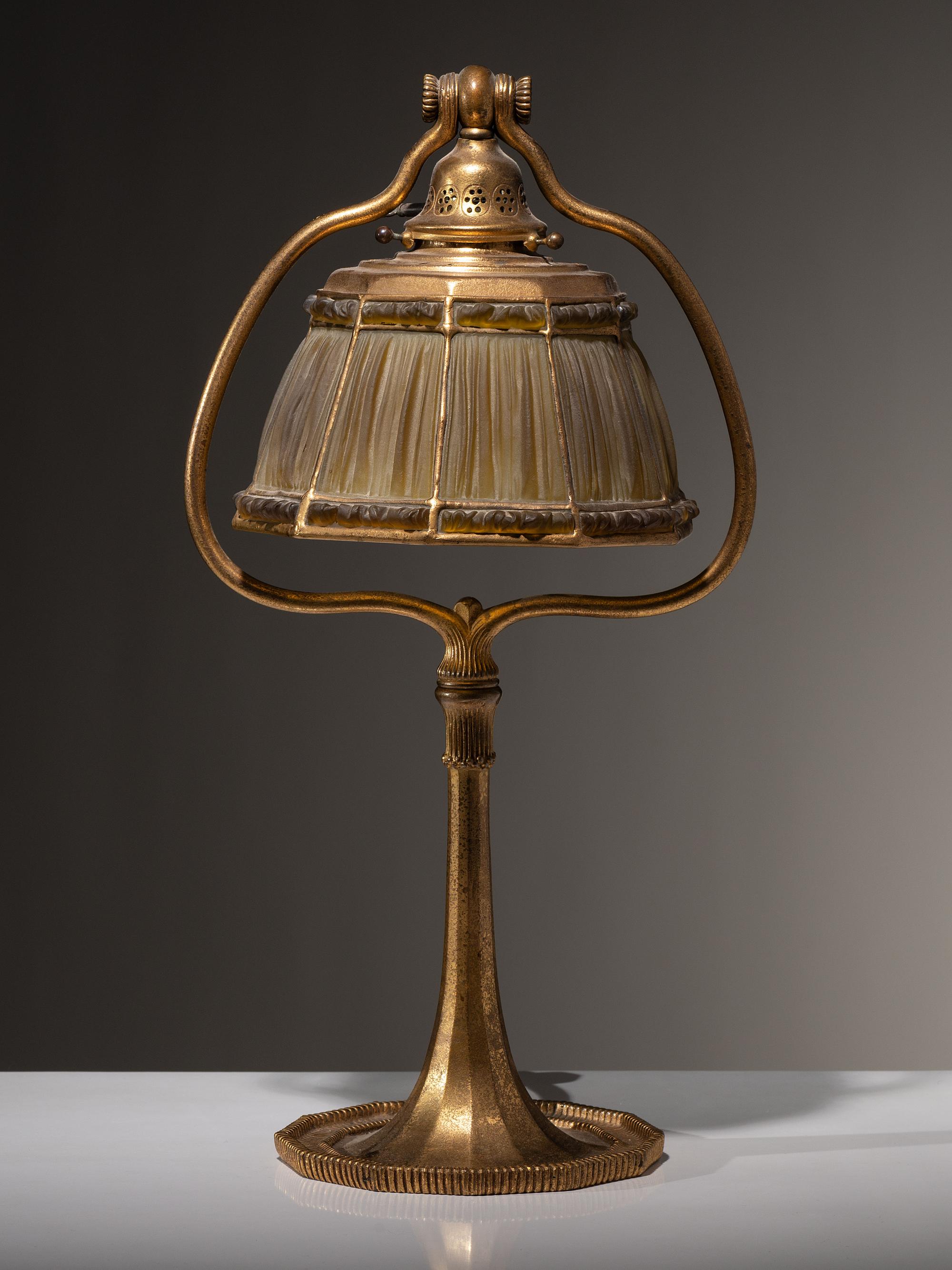 Linenfold Table Lamp