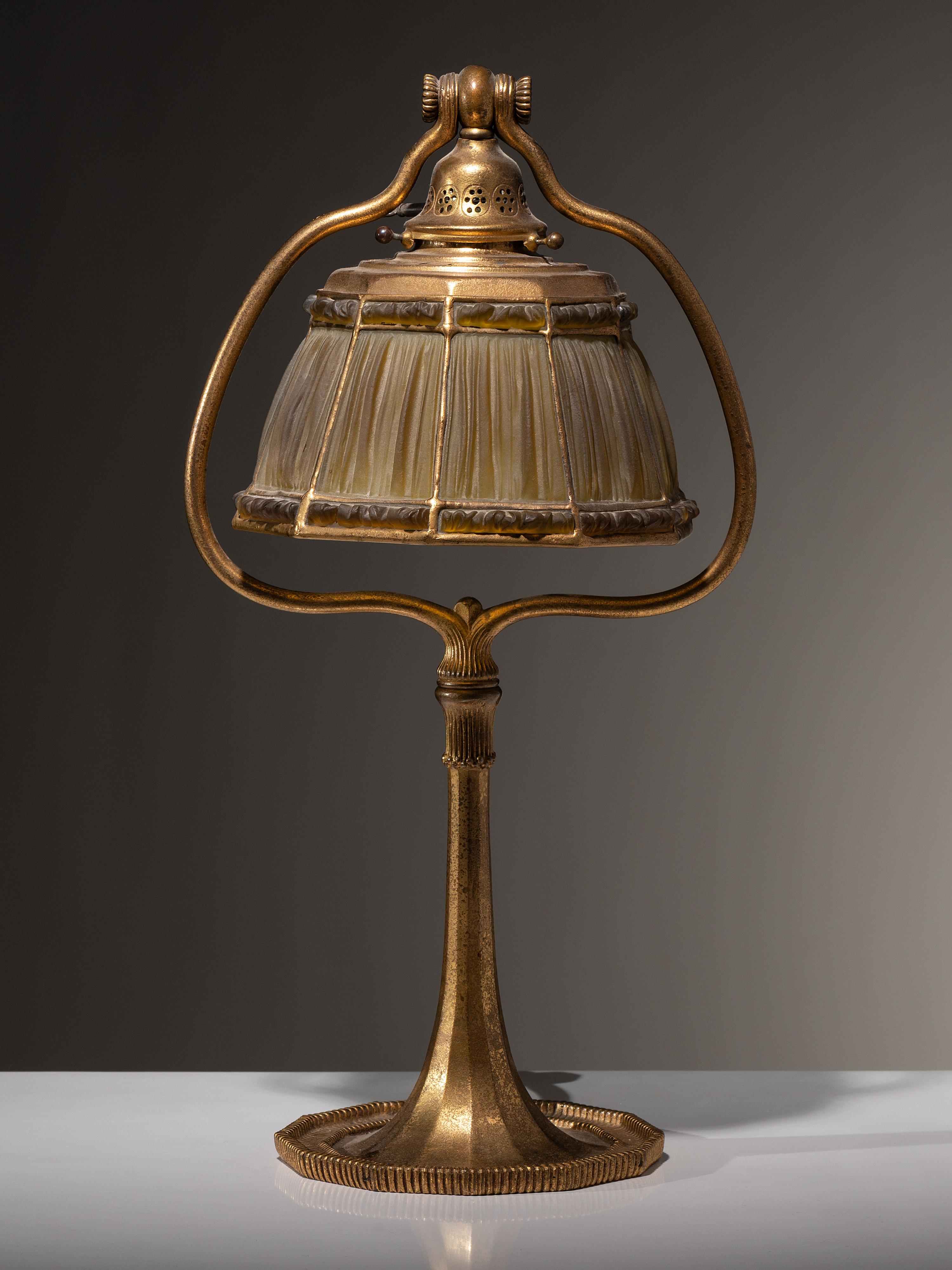 Linenfold Table Lamp