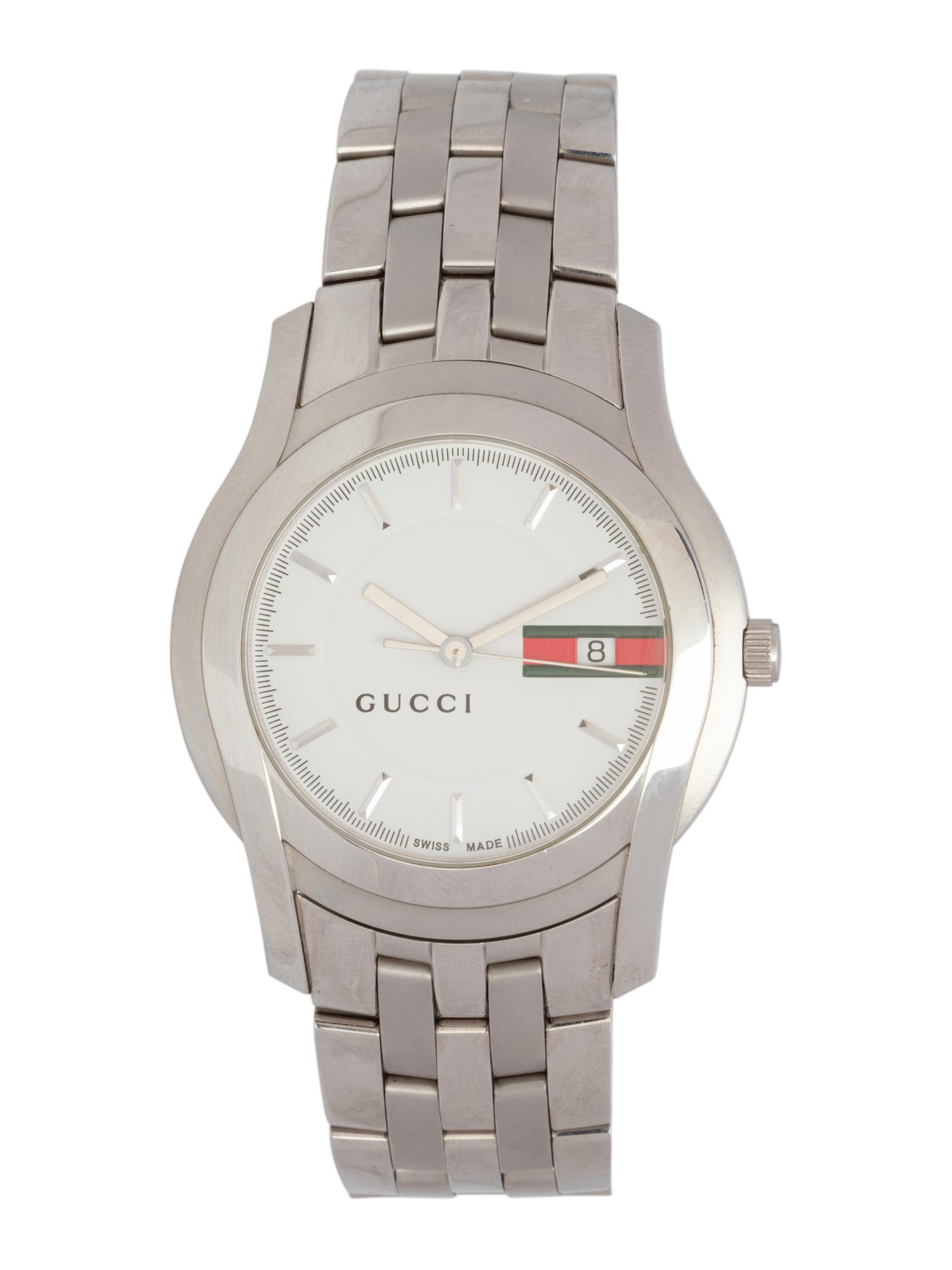 Gucci Stainless Steel 5500 XL Unisex Wrist Watch