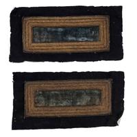 Unused Pair of Bullion Infantry Lieutenant's Shoulder Straps
