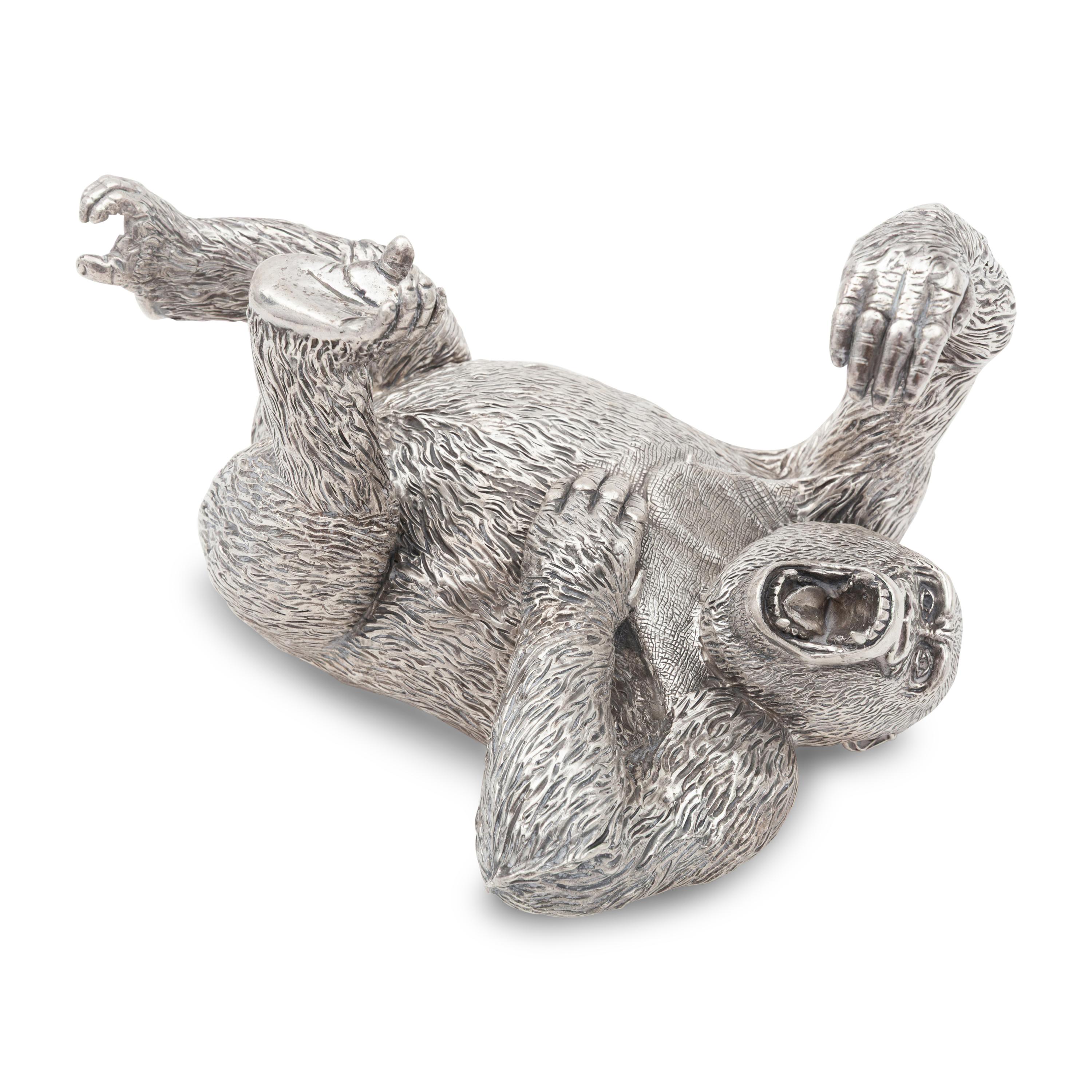 Patrick Mavros (Harare, Zimbabwe, Est. 1978) — Young Male Gorilla Lying (Peter), 1996