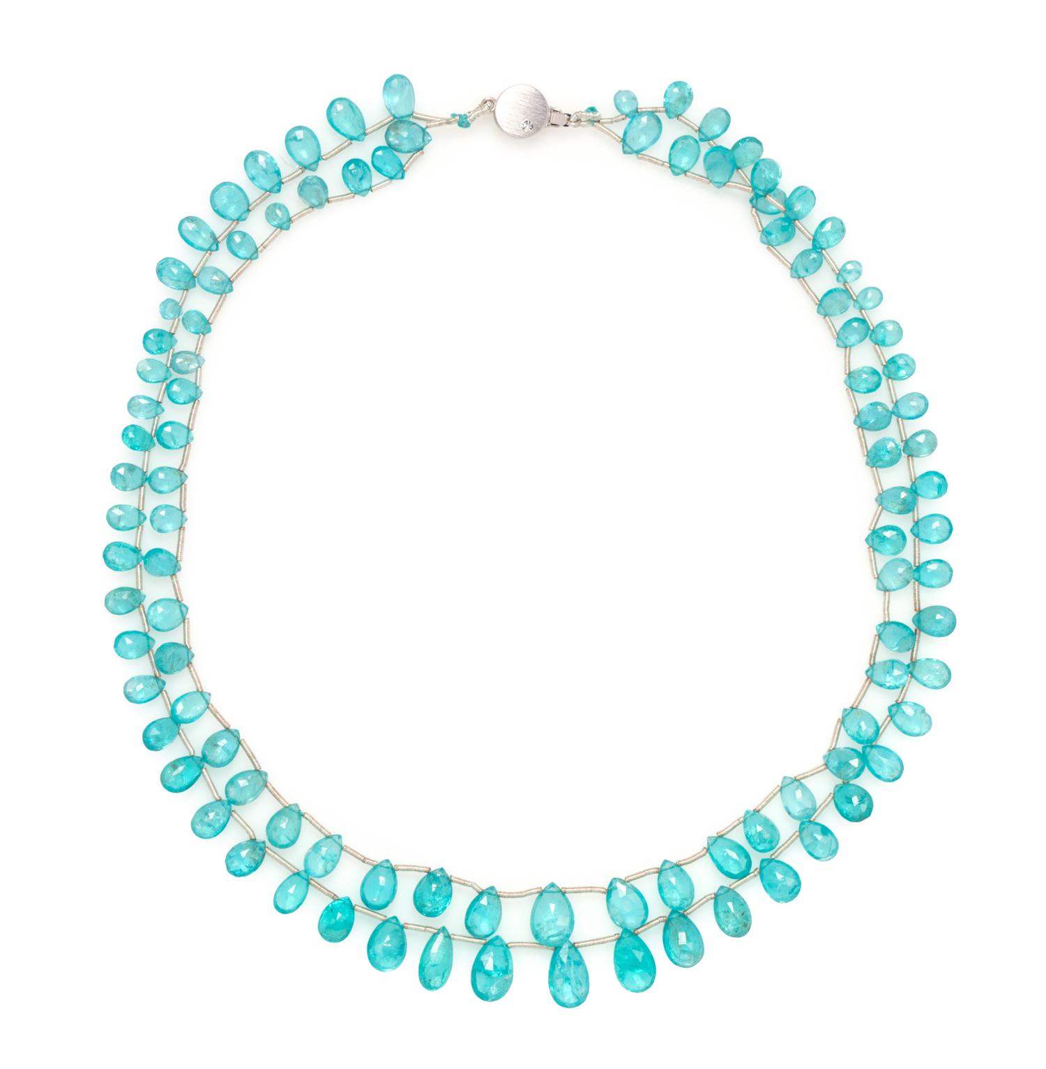 APATITE BEAD NECKLACE